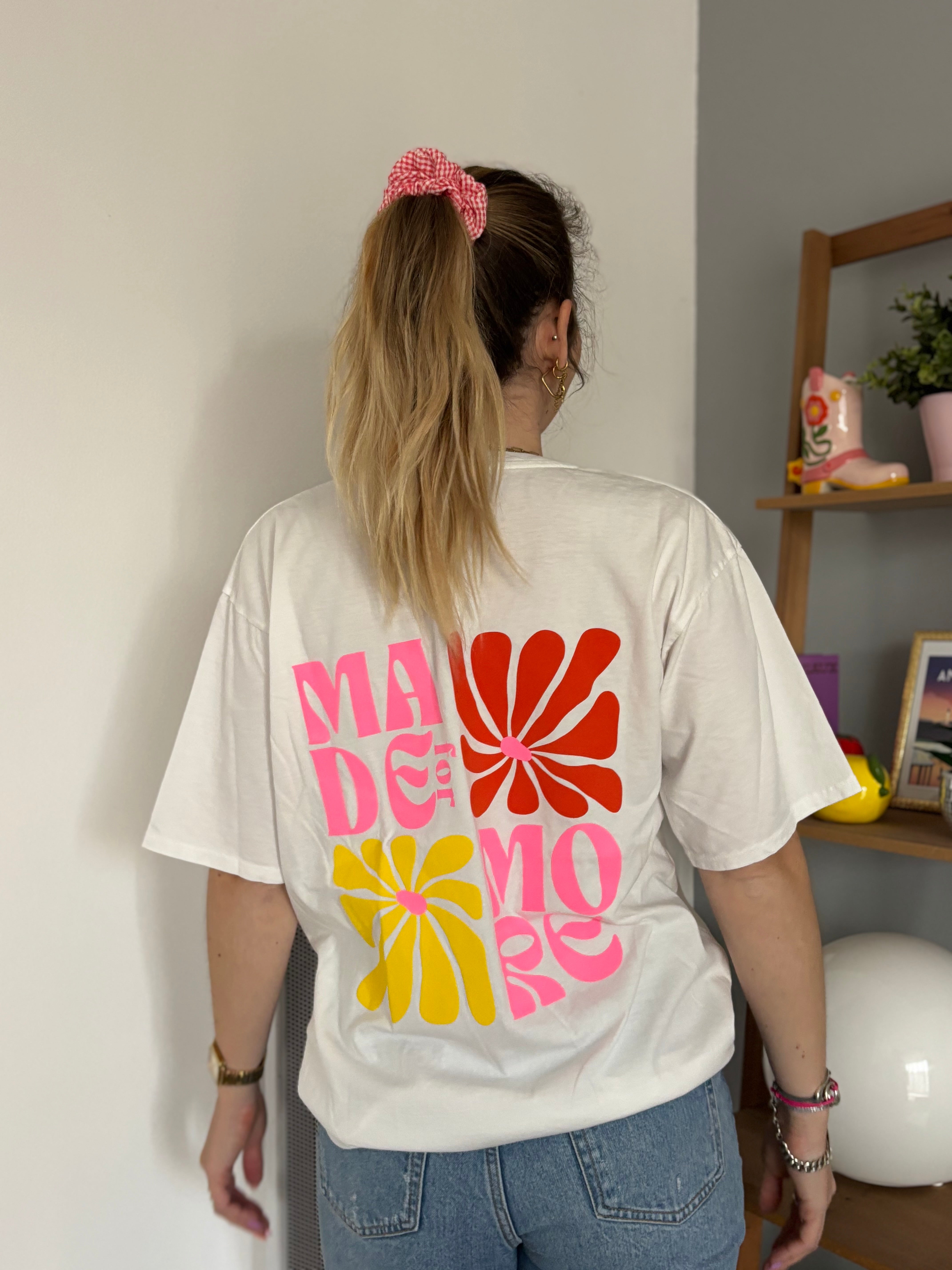 T-shirt MADE FOR MORE Blanc ••
