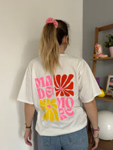 T-shirt MADE FOR MORE Blanc ••