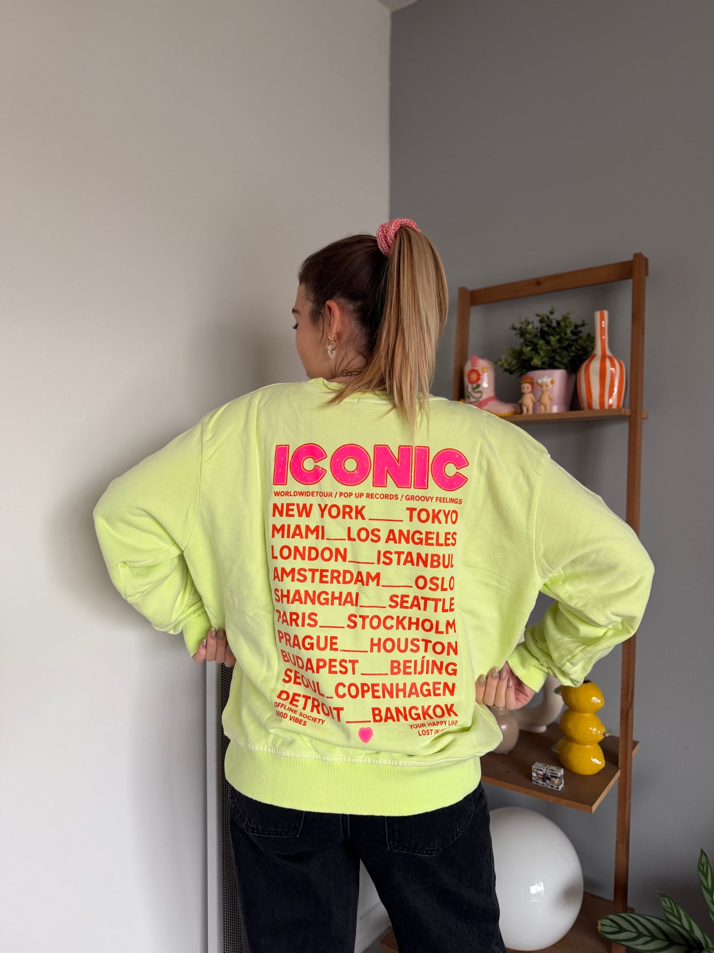Sweat ICONIC Vert anis