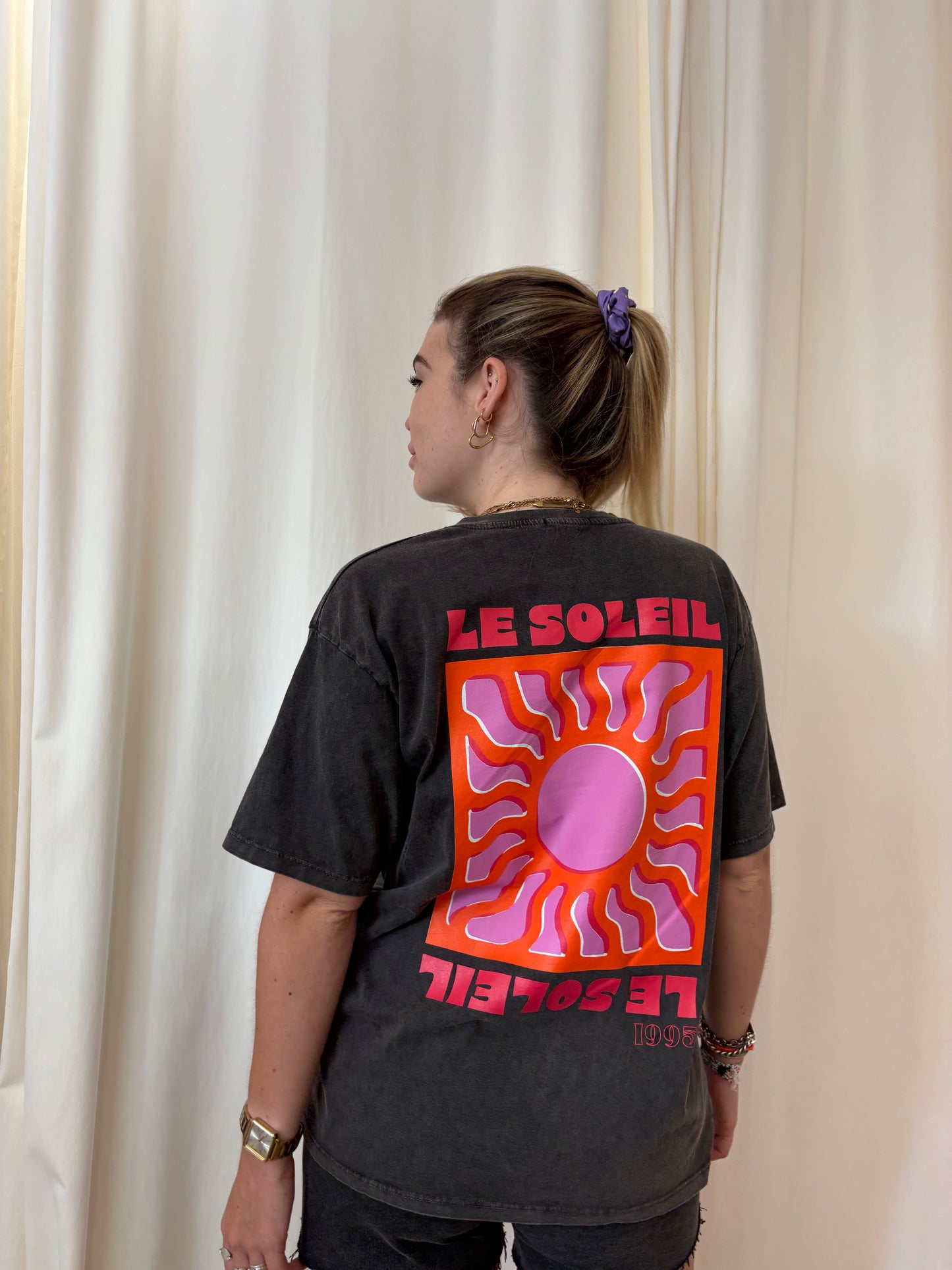 T-shirt SOLEIL Noir