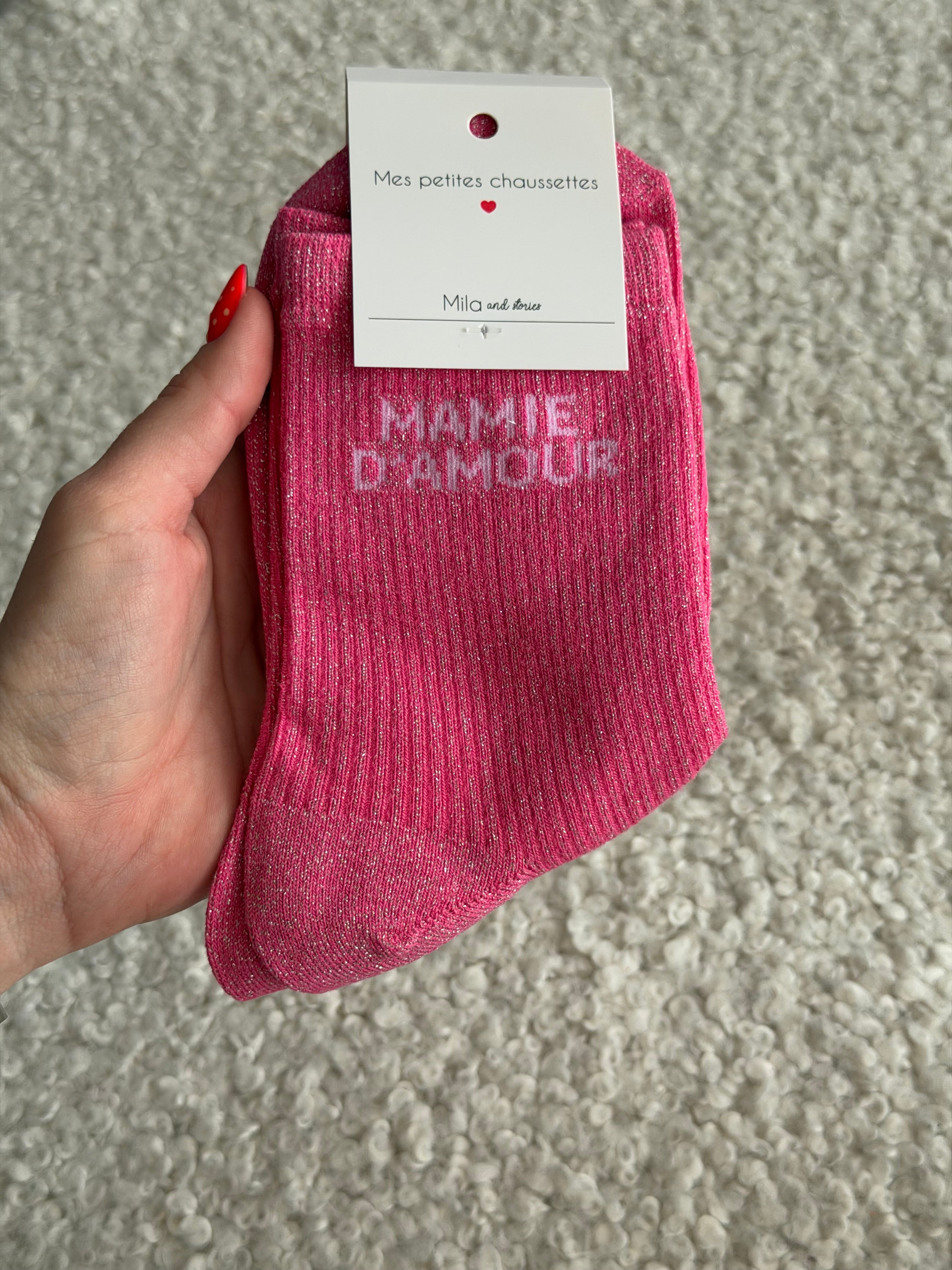 Chaussettes montantes MAMIE D’AMOUR