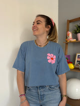 T-shirt MADE FOR MORE Bleu ••