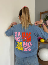T-shirt MADE FOR MORE Bleu ••