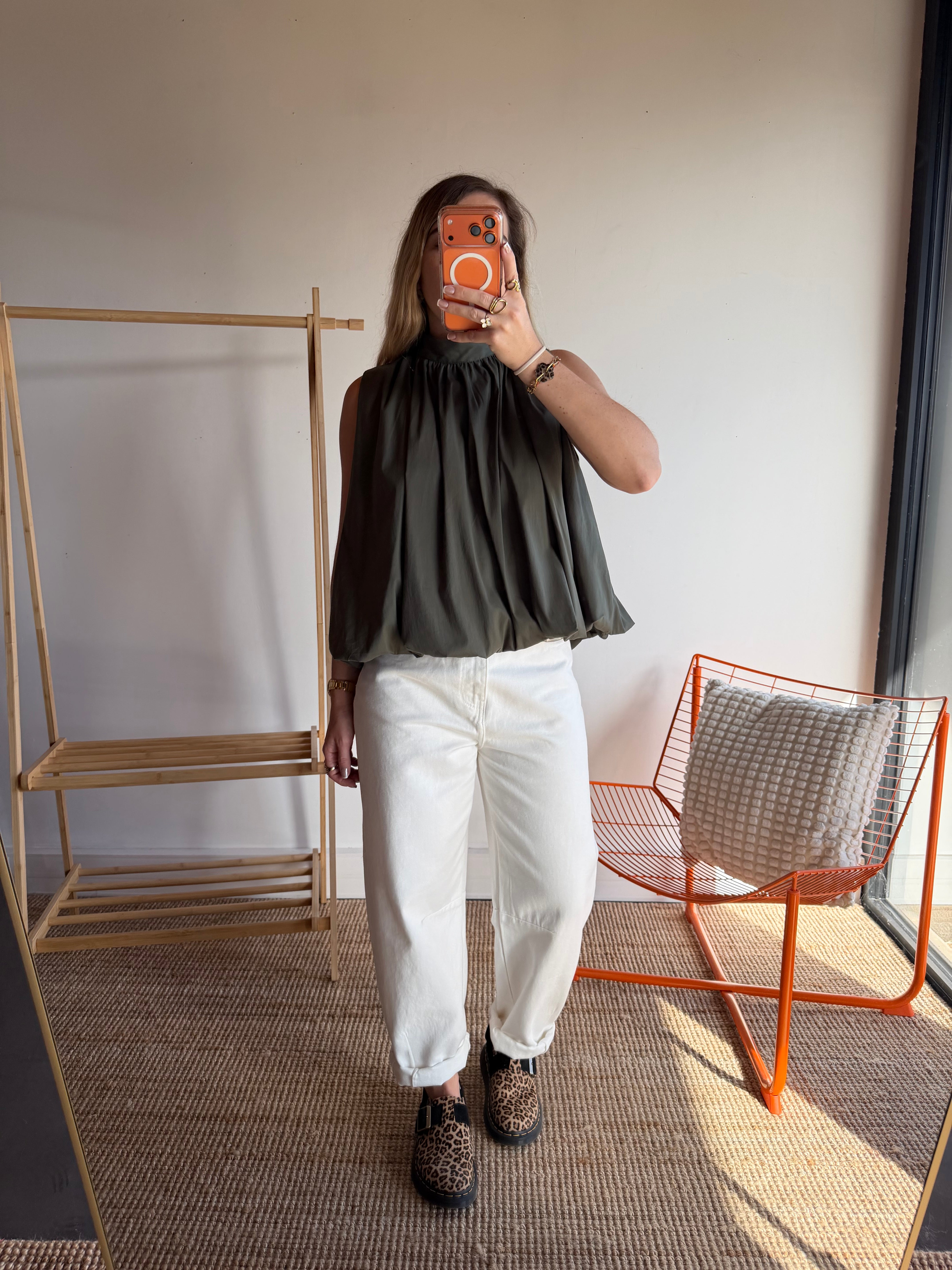 Top CARLA Kaki