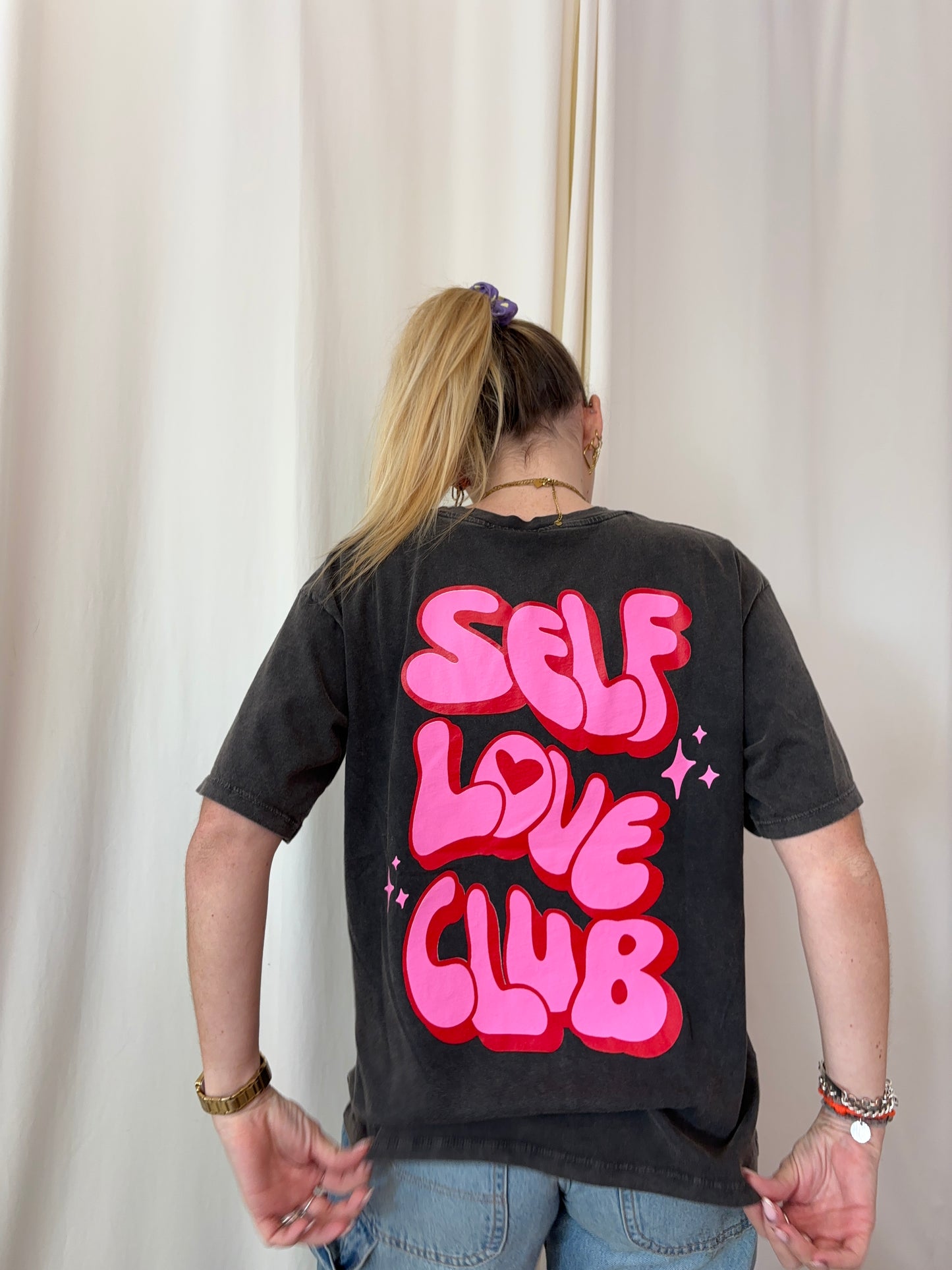 T-shirt SELF LOVE Noir