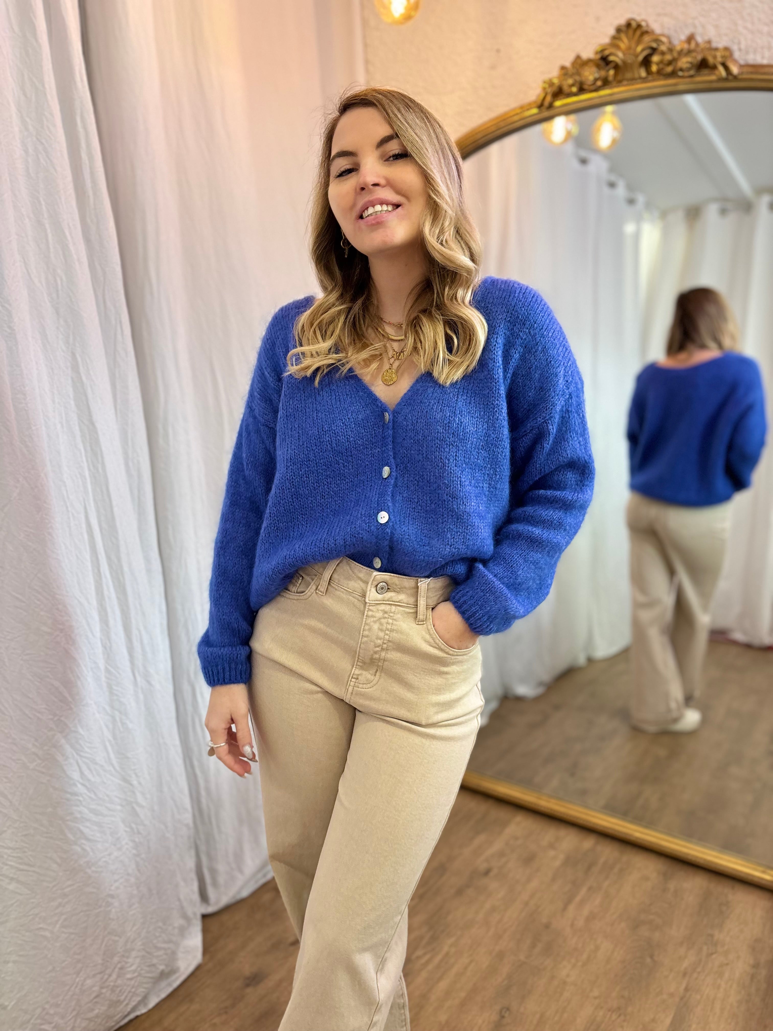 65 - Gilet LOU - Bleu profond 🧡