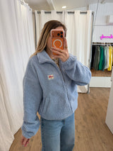 Veste polaire AVA Bleu Ciel