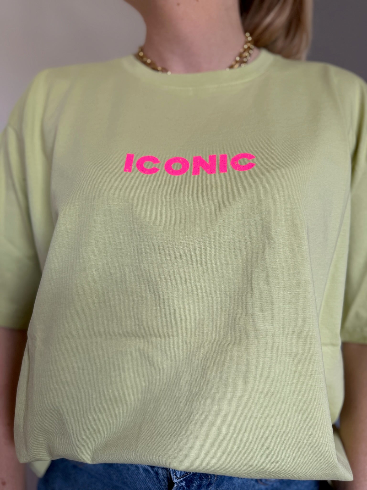 T-shirt ICONIC Vert Avocat