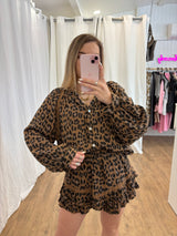 Blouse LYA Léopard Camel