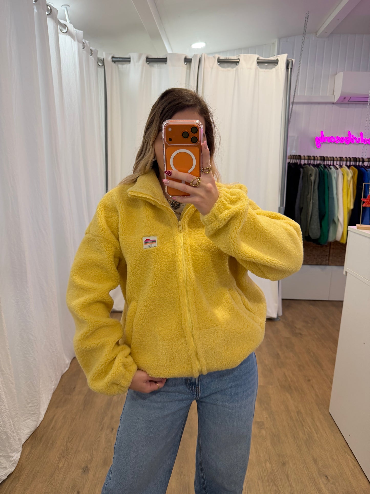 Veste polaire AVA Jaune