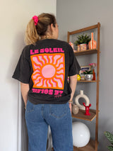 T-shirt SOLEIL (NEW FLUO) Noir
