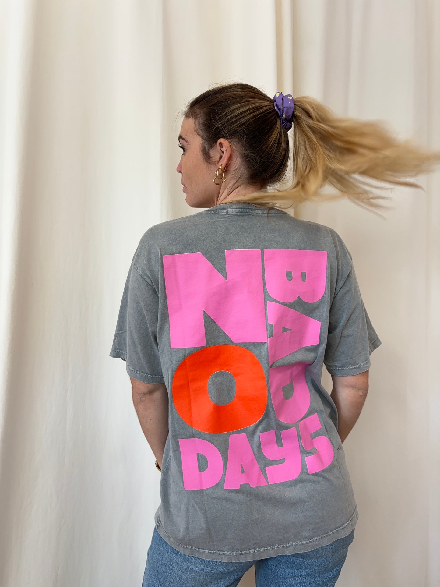 T-shirt NO BAD DAYS Gris