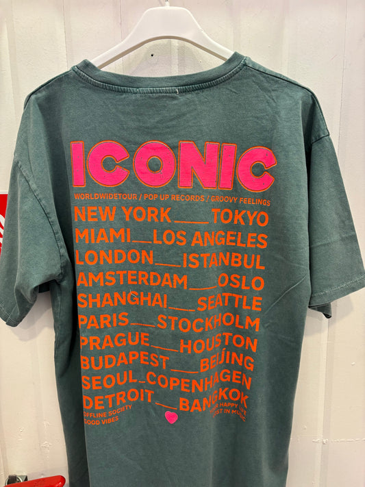 T-shirt ICONIC Vert bouteille