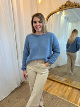 55 - Gilet LOU - Bleu jean foncé 🧡