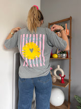 T-shirt AMOUR AU SOLEIL Gris