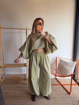 Pantalon DIANE Vert anis