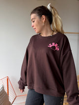Sweat ICONIC CLUB Chocolat