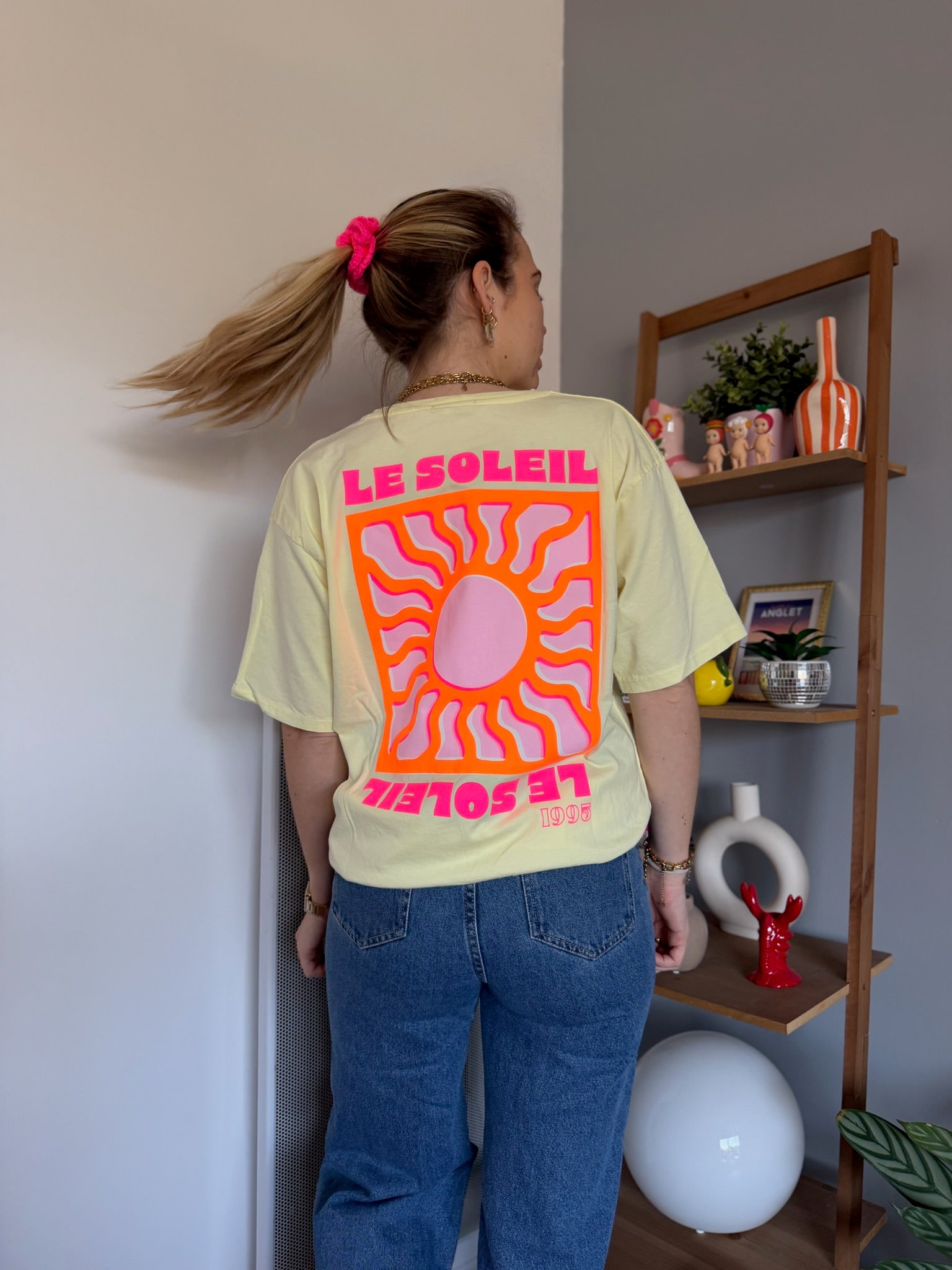 T-shirt SOLEIL (NEW FLUO) Jaune