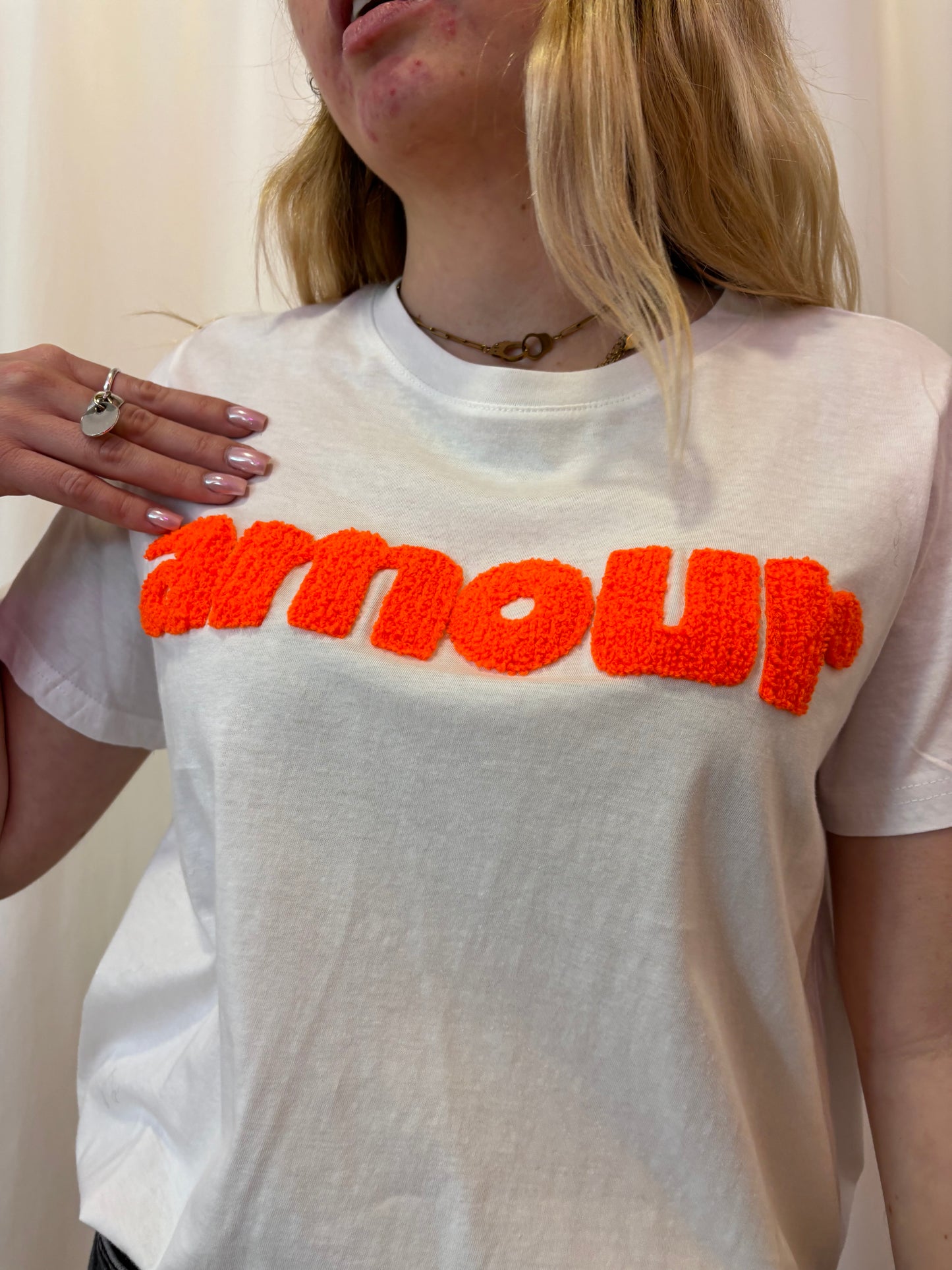 T-shirt AMOUR Orange