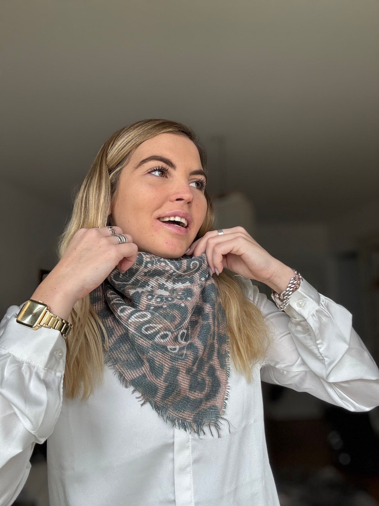 Foulard Bandana Grand Léopard