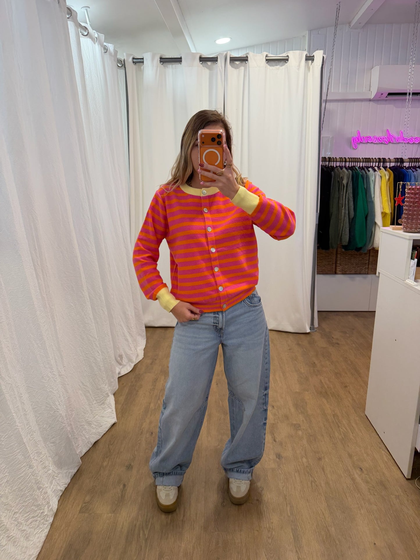 Gilet GIGI Rose/Orange/Jaune