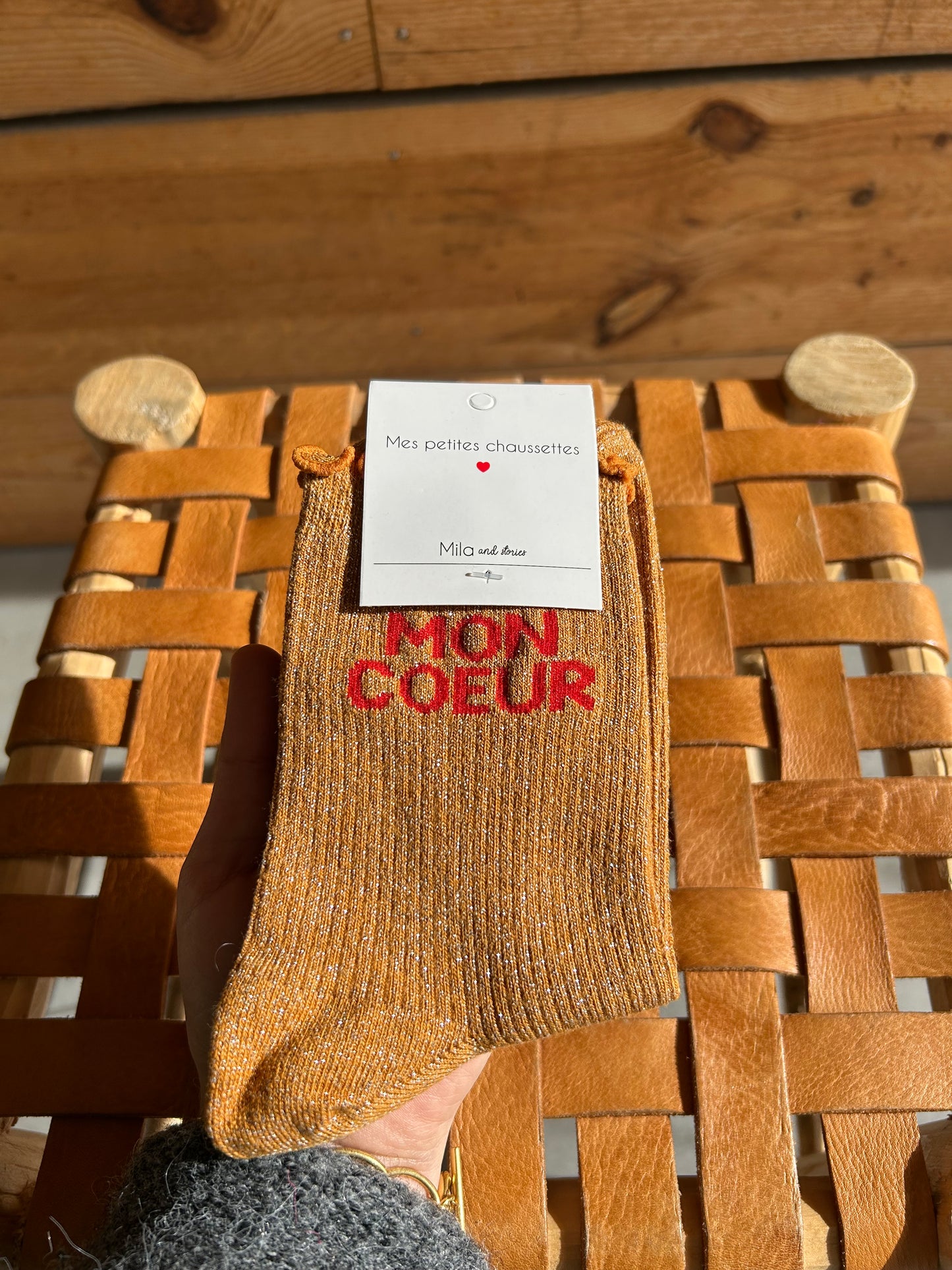 Chaussettes MON COEUR montantes