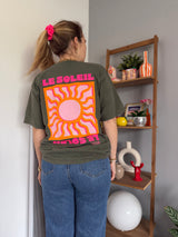 T-shirt SOLEIL (NEW FLUO) Kaki