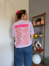T-shirt ICONIC Lilas