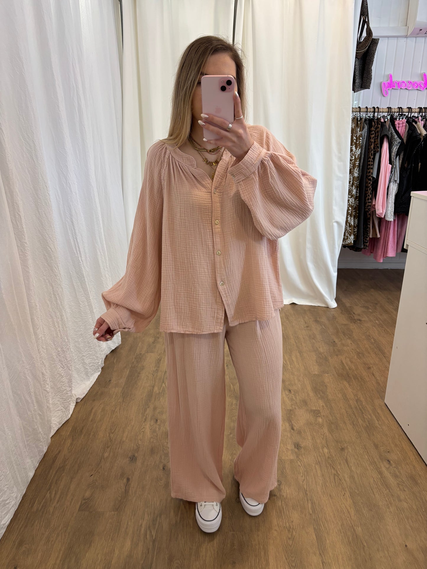 Blouse LYA Rose clair