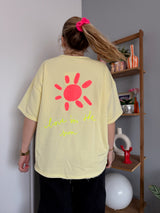 Sweat LOVE IN THE SUN Jaune