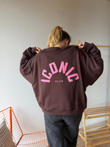 Sweat ICONIC CLUB Chocolat