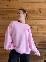 Sweat ICONIC Rose + Multicolore