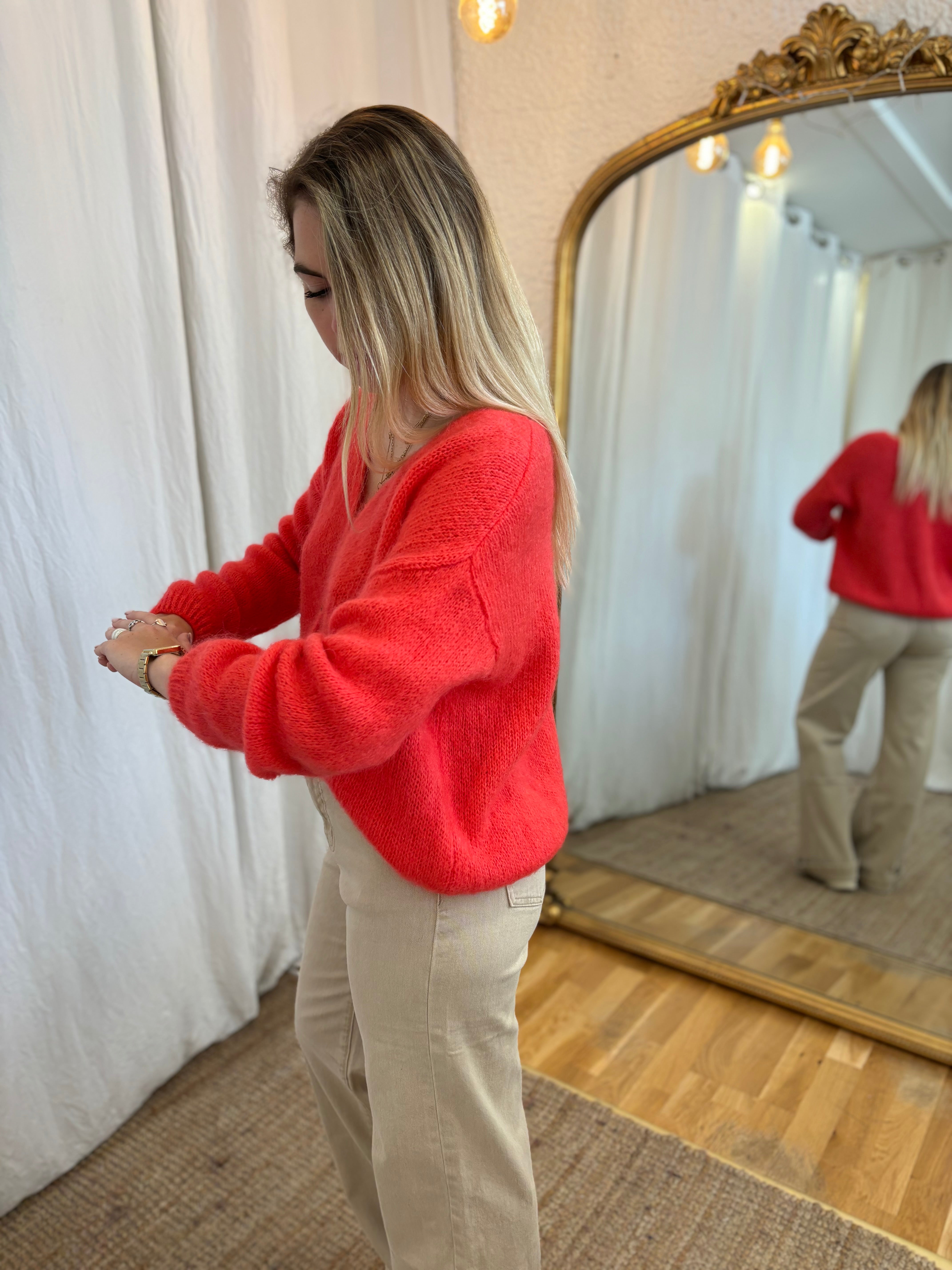 9 - Gilet LOU - Corail 🧡