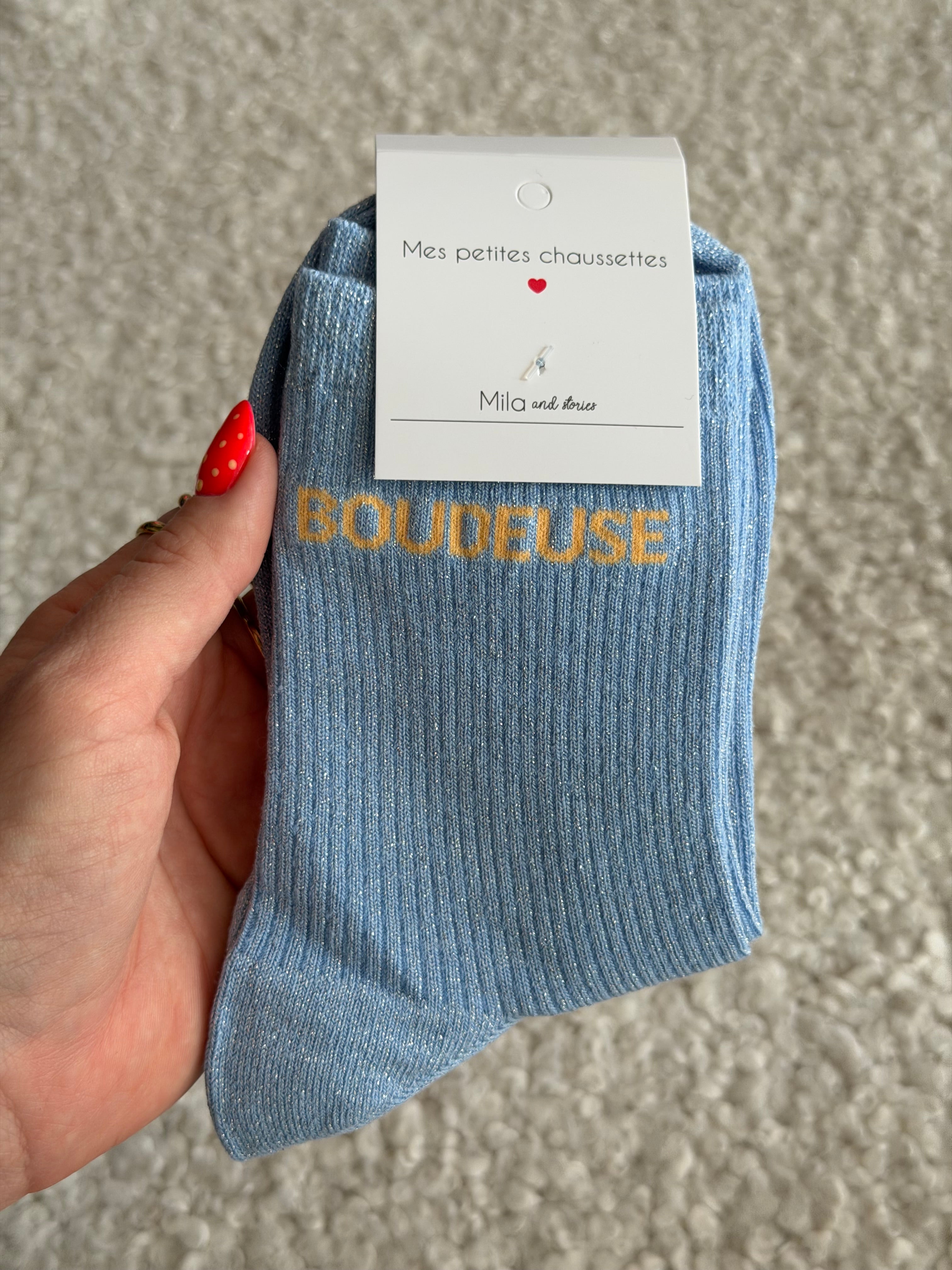 Chaussettes montantes BOUDEUSE