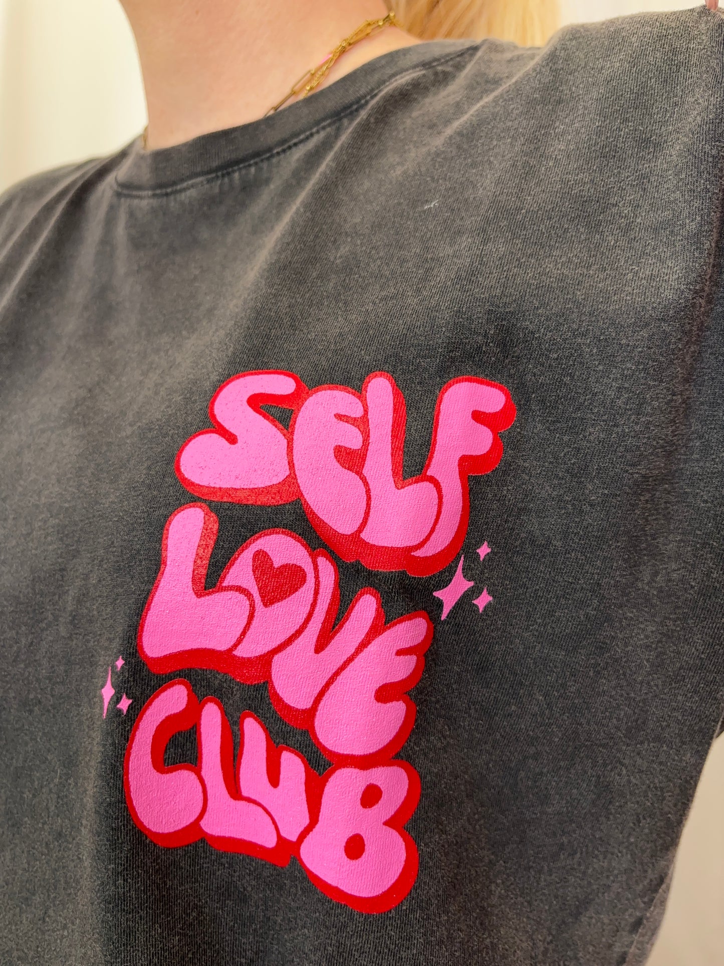 T-shirt SELF LOVE Noir