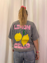 T-shirt LIMON Gris •
