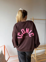 Sweat ICONIC CLUB Chocolat