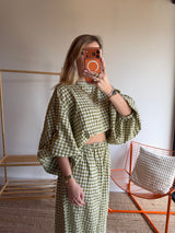 Blouse DIANE Vert anis