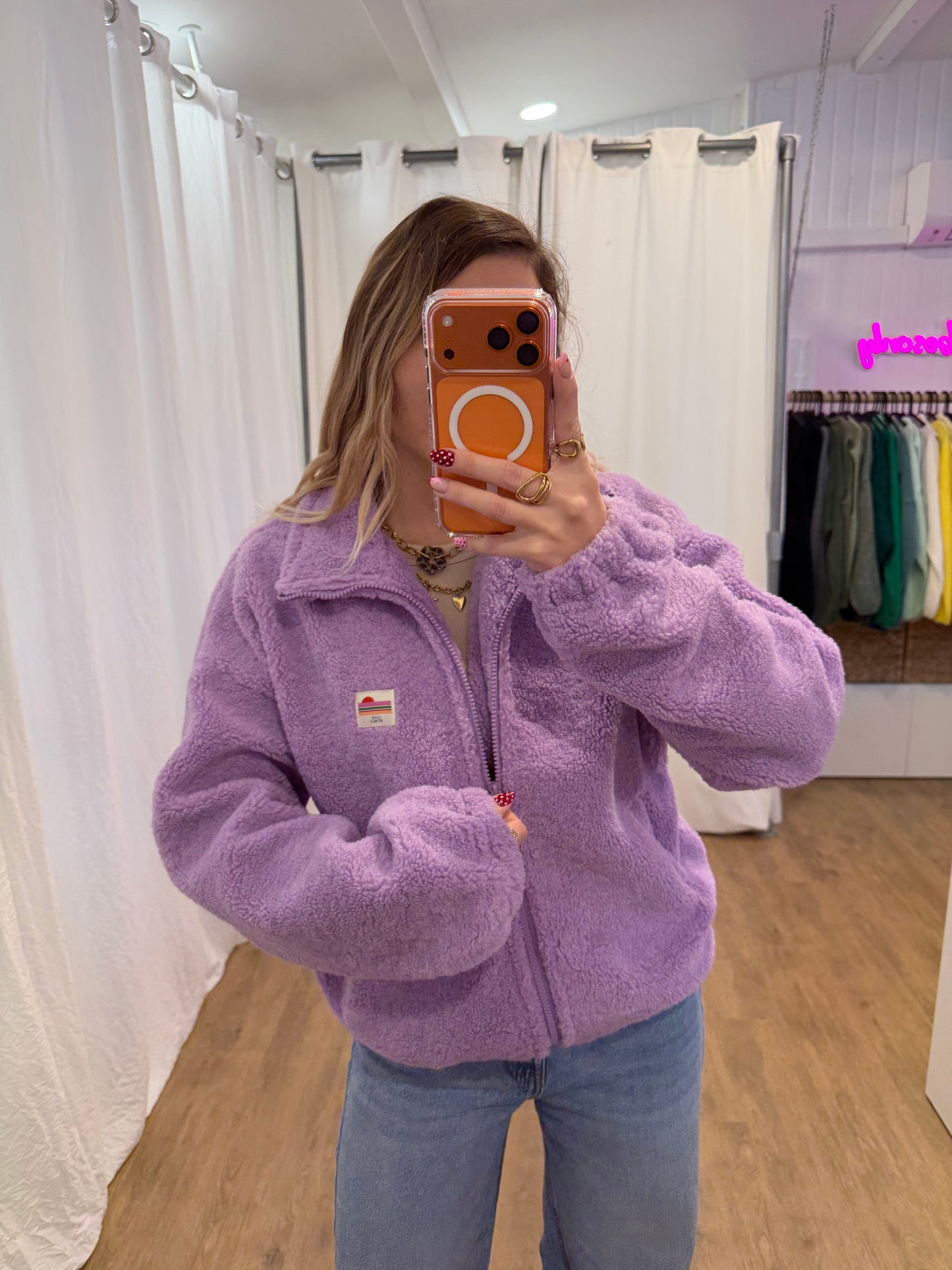 Veste polaire AVA Lilas