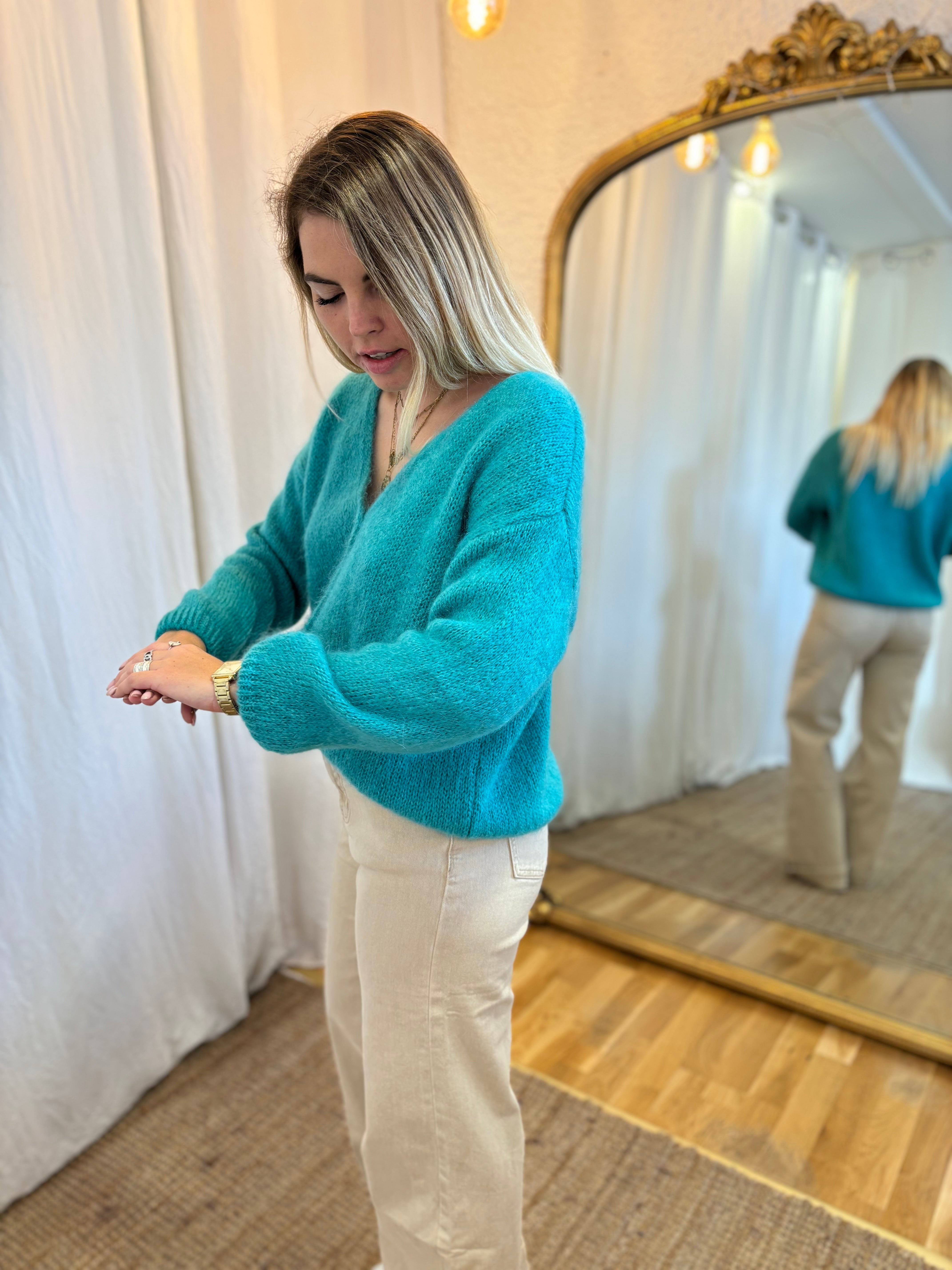 31 - Gilet LOU - Turquoise 🧡