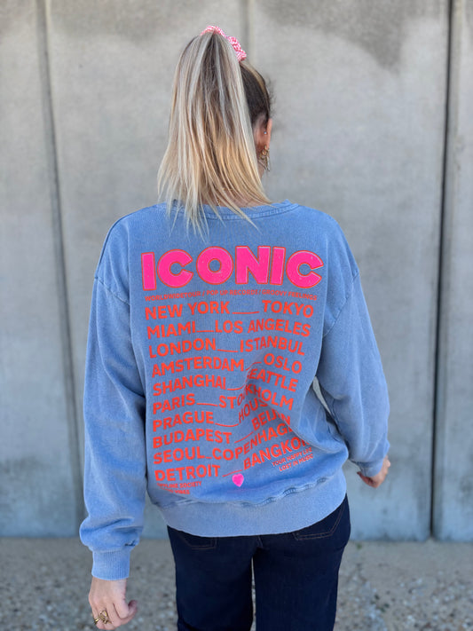 Sweat ICONIC Bleu