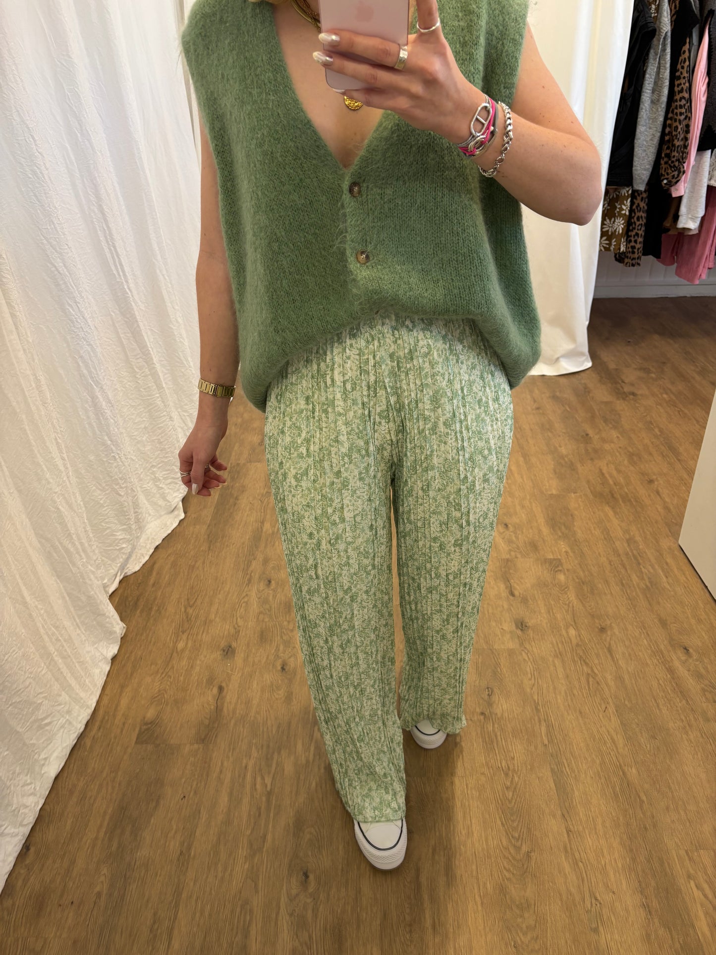 4 - Pantalon plissé BILI Vert