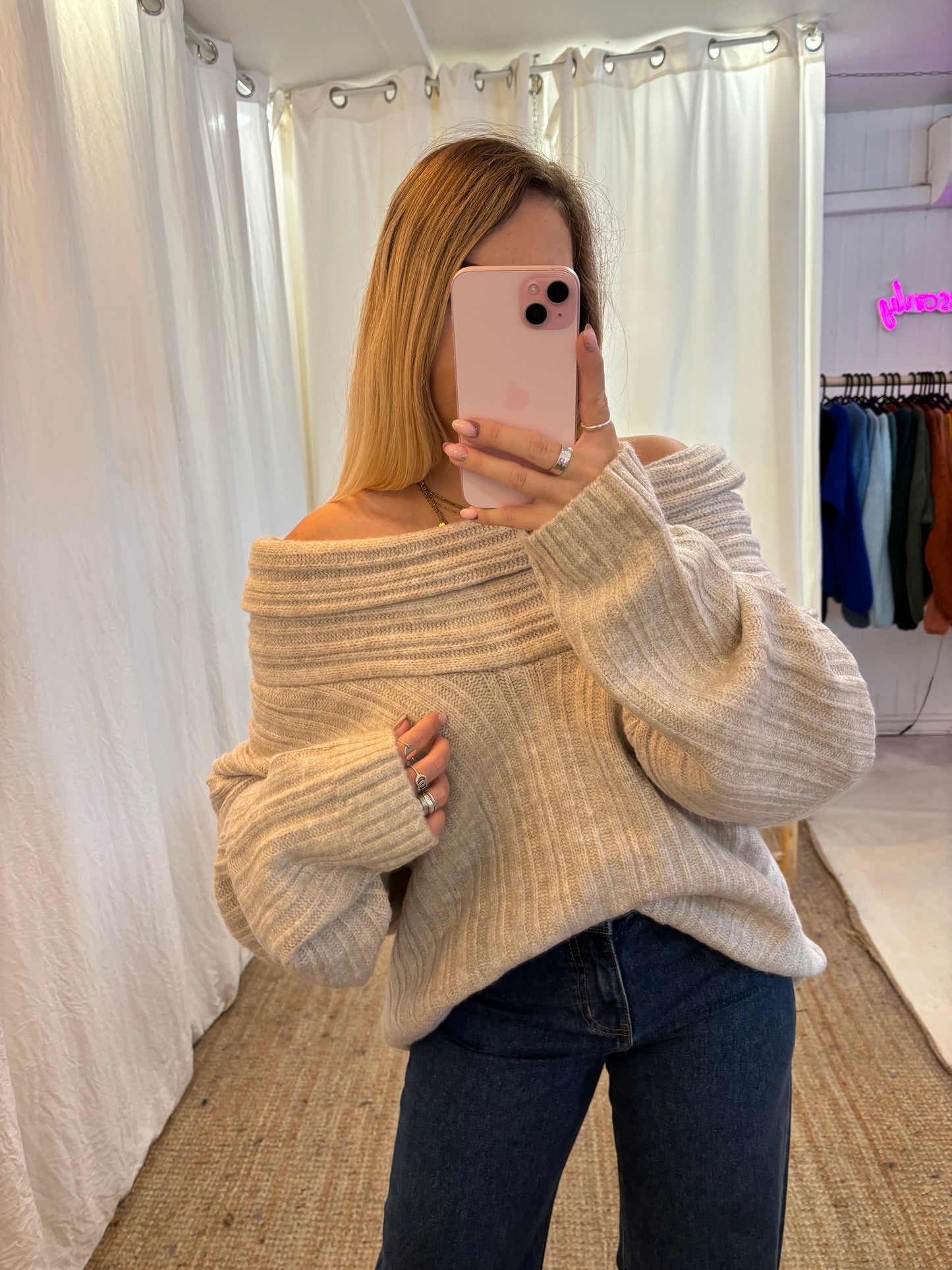 Pull PATT Beige