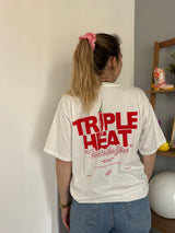 T-shirt TRIPLE HEAT Blanc •