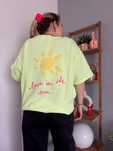 Sweat LOVE IN THE SUN Vert anis