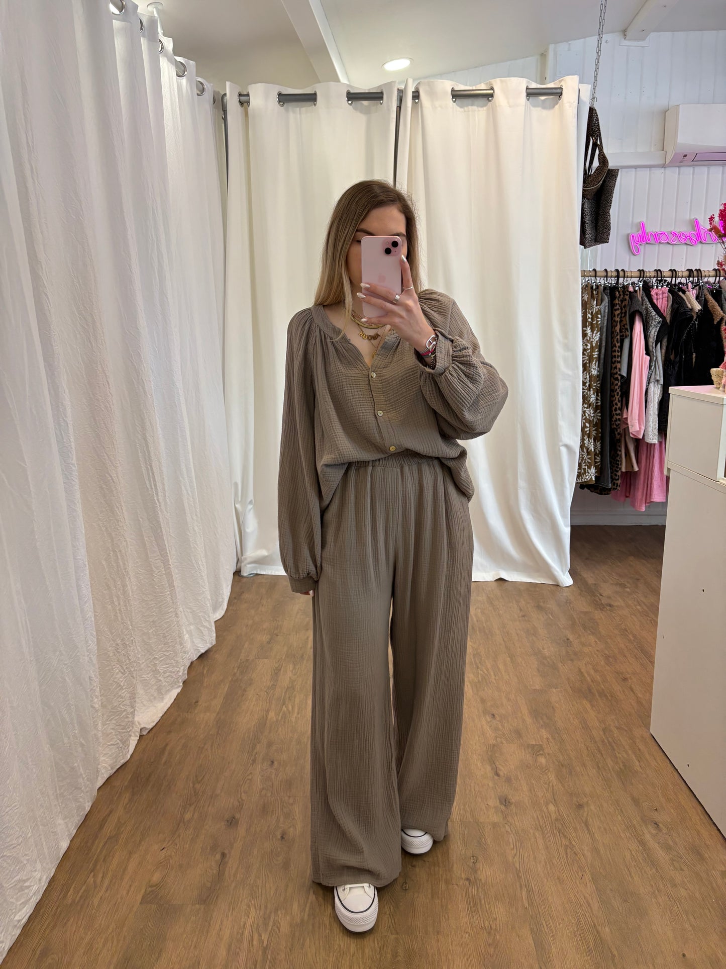 Blouse LYA Taupe