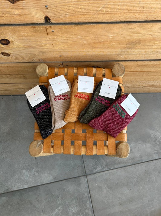 Chaussettes MAMAN D’AMOUR montante