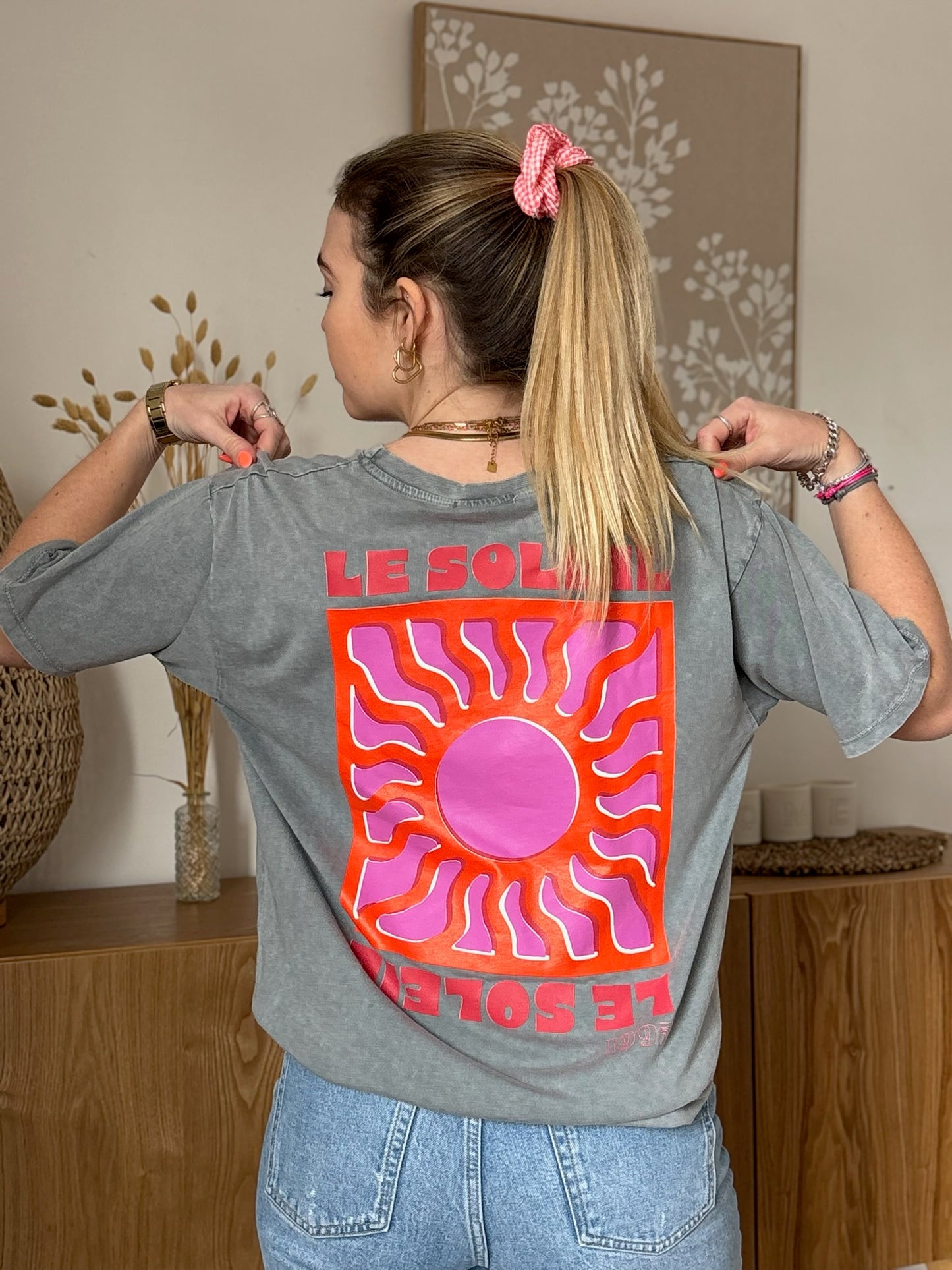 T-shirt SOLEIL Gris
