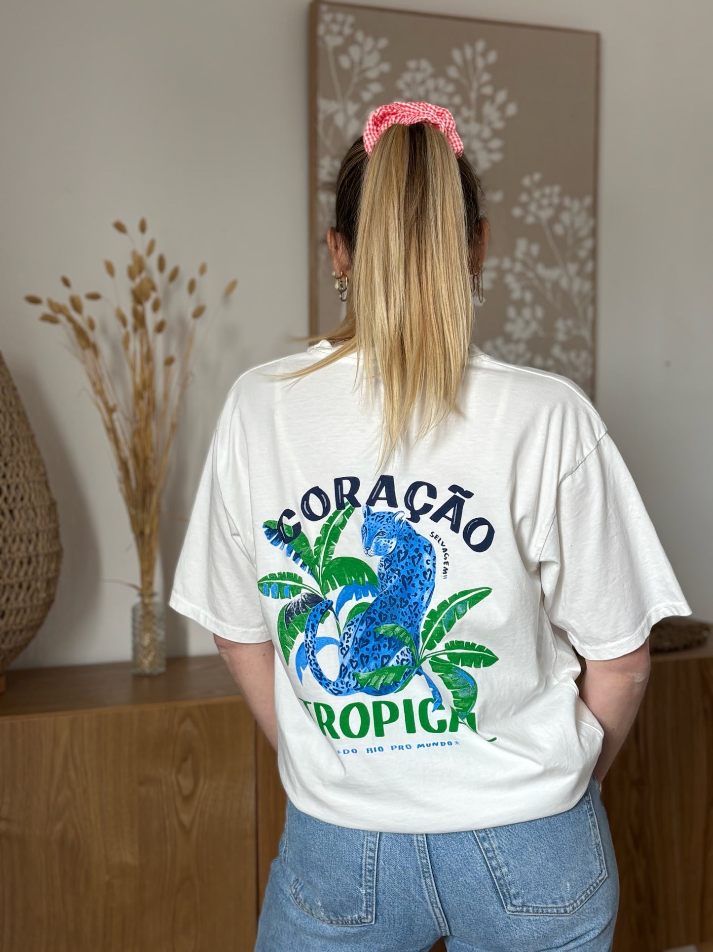 T-shirt TROPICAL Blanc