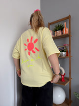 Sweat LOVE IN THE SUN Jaune